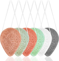 NATURAL KONJAC FACIAL SPONGES Pack of 6