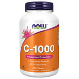 C 1000 WITH ROSE HIPS 100 or 250 Tablets